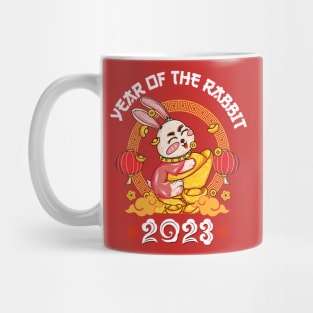 Lion Dance Zodiac Chinese New Year 2023 - Year Of The Rabbit Mug